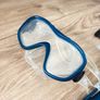 Decathlon SNK 500 Mask, Snorkel, Fins Set size 3-4 Blue Unused, Like New Image 7