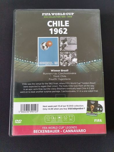 Chile 1962 Football World Cup DVD Soccer Sports Documentary Review 62 History