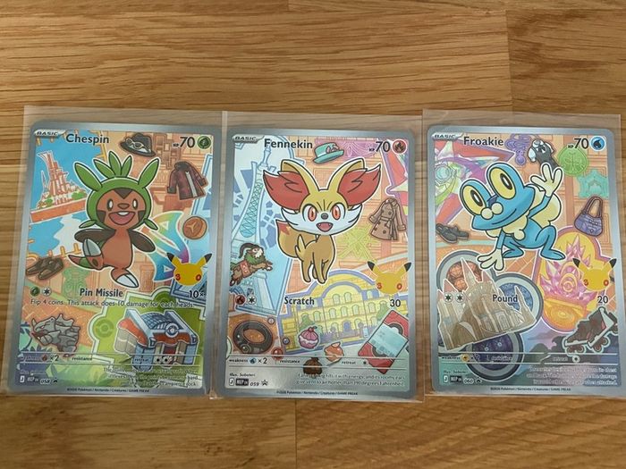 Pokemon First Partner Series 3 Kalos Starters