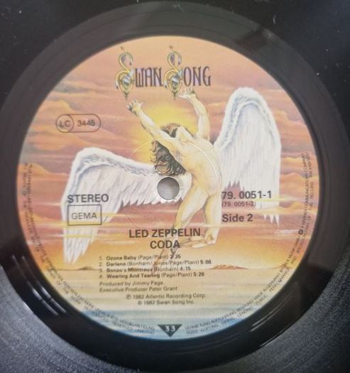 LP Led Zeppelin - III + Presence + Coda - Iconic records - LP albums.
