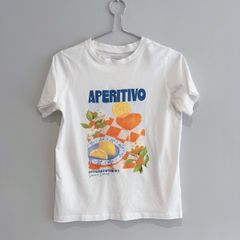 Pre Owned Dunnes Stores "Aperitivo" Italian Graphic T-Shirt