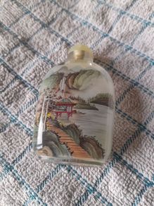 old oriental snuff bottle