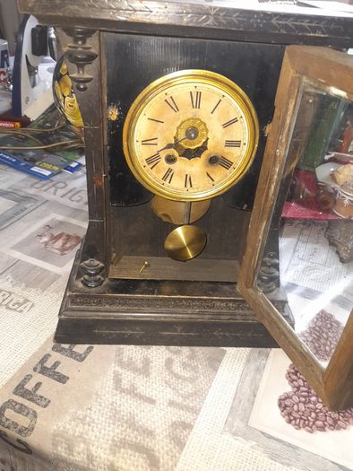 Beautiful Old Antique Mantle Clock, Dating from the 1880s to the early 1900s. price is for two clocks Postage Available
