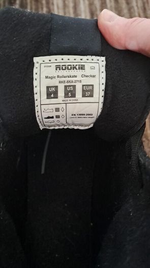 Rookie Adult Roller Skates UK4