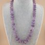 Vintage Beautiful Melon Shape Purple Ameythst beads Necklace 22 inches Image 8