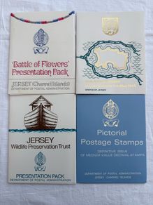 Jersey stamps - 4 pictorial postage presentation packs