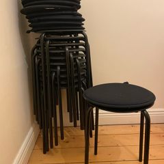 Ikea stools and chair pads