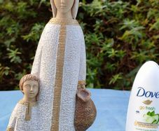 Atelier D'art handcarved Pyrenean stone figure