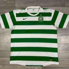 Vintage 2007 Nike Celtic Glasgow Lisbon Anniversary Home Jersey Shirt Mens XXL
