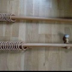 2 Curtain Poles