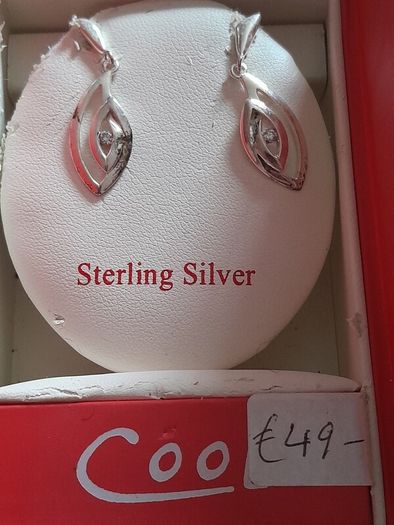 ladies silver earrings