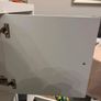 White IKEA Kallax Insert with Door & Knob Image 4