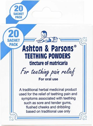 Brand new Ashton & Parsons Teething Powders x20