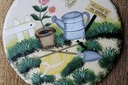 Garden Welcome Sign (Hand Painted Slate)