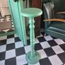 Vintage solid heavy wood painted Plantstand Image 3