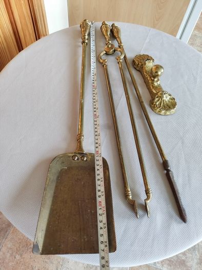Antique Brass companion set