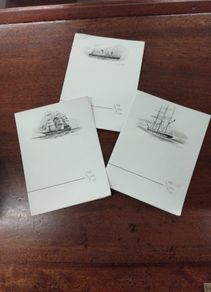 Vintage ships menu's from SS Corinthic