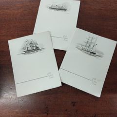 Vintage ships menu's from SS Corinthic