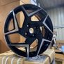 17" Inch Ford Fiesta Alloy wheels 4x108 63.4 TI TDCI ECOBOOST Gloss Black Machined Image 7