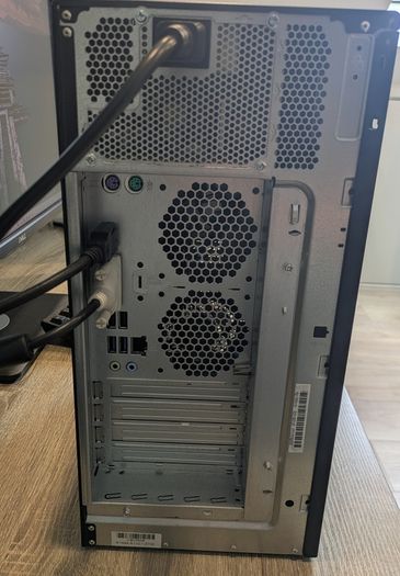 Fujitsu Esprimo P558 Tower PC with Intel i7 8th Gen CPU 16GB DDR4 24" LCD Windows 11 & Office 2024 Pro, Wifi, Bluetooth