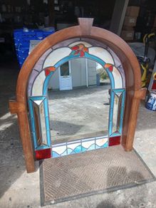 Led glass mirror