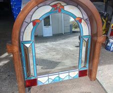 Led glass mirror