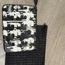 Monochrome wristlet clutch bag Karl lagerfeld Image 2