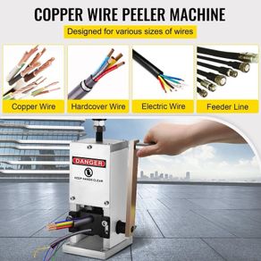 wire Manual Wire Stripping Machine  1.5 - 25mm Hand Cranked Wire Stripper Cutter Stripping Cable Machine