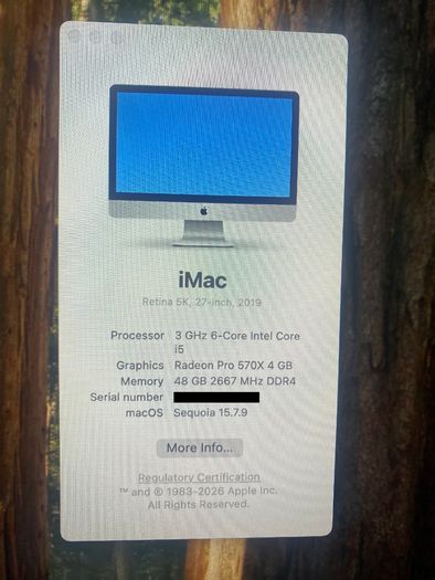 iMac 2019 27inch Retina 5K