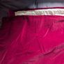 Vintage velvet fabric curtain remnants Image 4