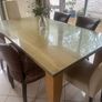 Solid Oak Kitchen Table Image 4