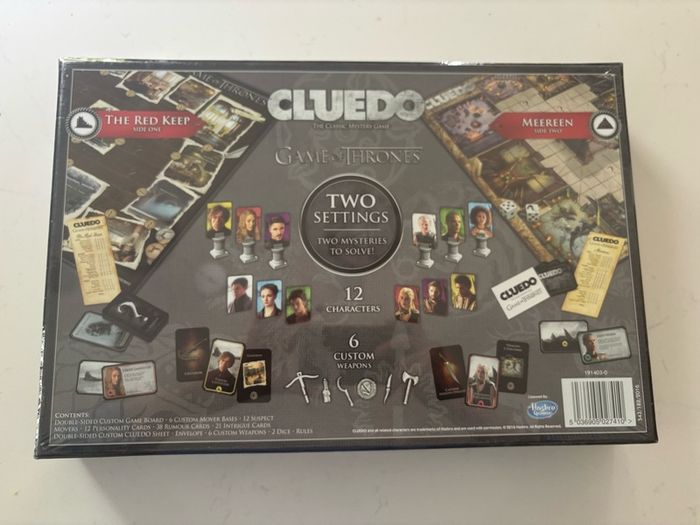 Game of Thrones Cluedo