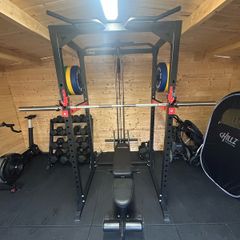 Home Gym - Power Rack, Bench, Dumbbells & Weights