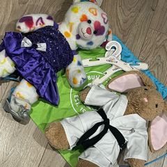 build a bear karate bunny rabbit and party bear