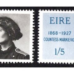 1968 Ireland Centenary of the Birth of Countess Markiewicz Commemorative Stamp Mint Never Hinged (MNH)
