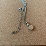 necklace with clear crystal charm Image 4