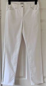 Ladies White Jeans by Gerry Weber