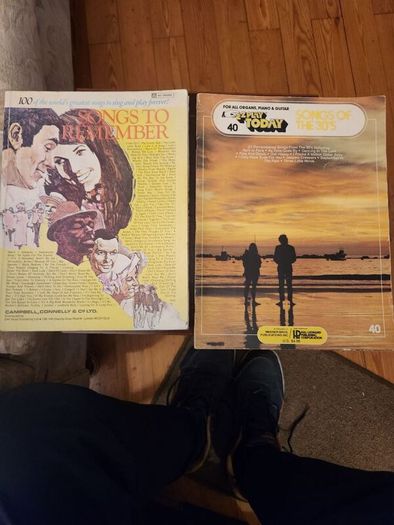 Music Song Books X 2. 100 Songs To Remember. 40 Ezplay  Today. Large Volume Paperback In Good Condition. 38