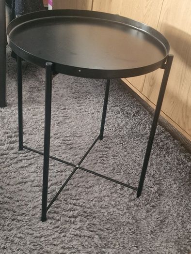 IKEA Gladom tray side table black