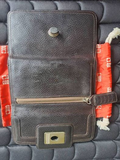 orla kiely leather wallet
