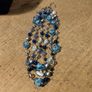 vintage multi-strand statement necklace. Image 4