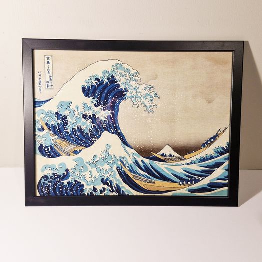 The Great Wave off Kanagawa - Framed Print (30 x 40cm)