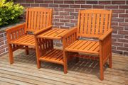 Garden Love Duo Seat Patio Bench Set