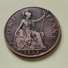 1932 George V UK Penny