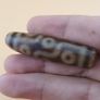 Vintage 9 Eyes Himalayan Tibetan Agate Dzi Bead Amulet Image 5