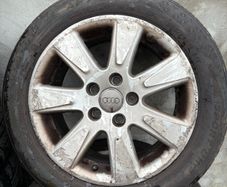 4 x Alloy Wheels from Audi A4 on nearly new 205 55 R16 Tyres