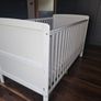 Cot bed with mattress and baby changer Image 6