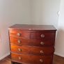 19th Century Mahogany Bowfront Chest Of Drawers, Image 2