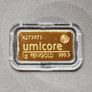 Gold Bar 1 Gram .999 Umicore In Assay Cert Image 3