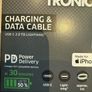 USB C to Lightning Charging Cable Image 2